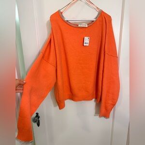 Free people see me soft spun sweater